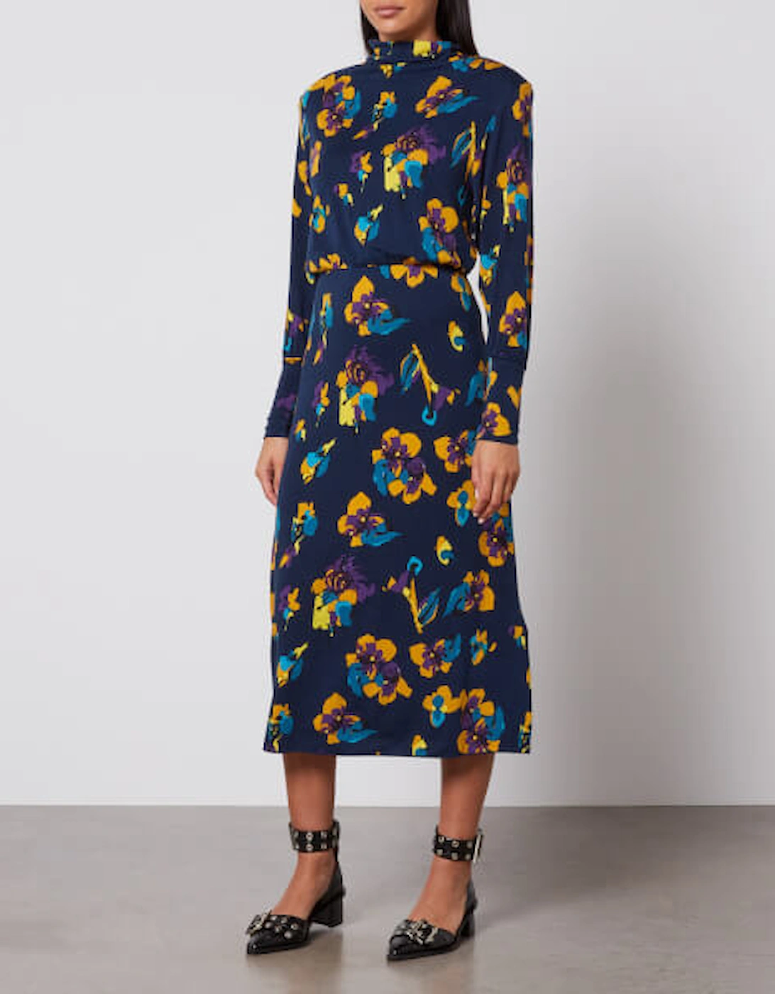 MAX&Co. Oliver Floral-Print Jersey Midi Dress, 2 of 1