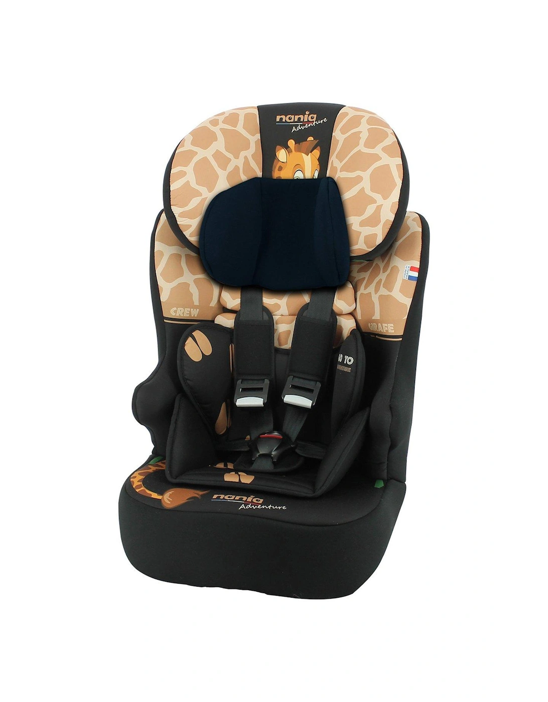 Giraffe Adventure Race I High Back Booster Car Seat - 76-140cm (9 months to 12 years) - Belt Fit, 2 of 1