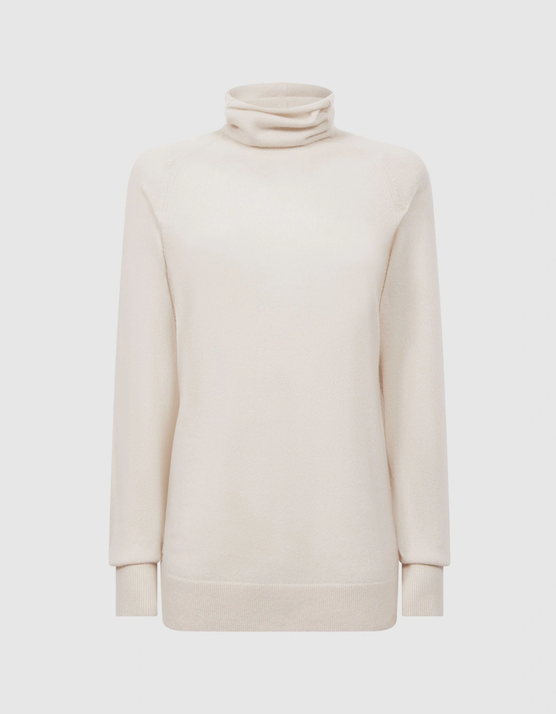 Relaxed Cashmere Roll Neck Top, 2 of 1
