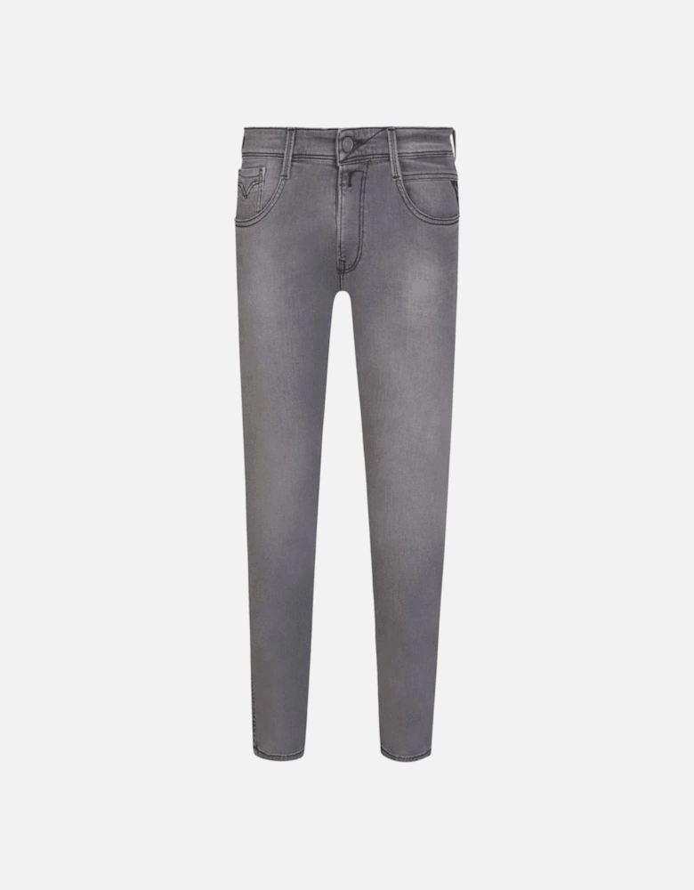Anbass Stretch Grey Slim Fit Jeans