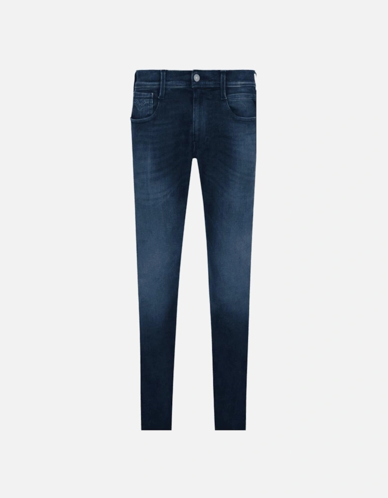 Anbass Hyperflex Stretch Dark Wash Slim Fit Jeans