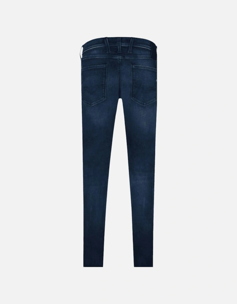 Anbass Hyperflex Stretch Dark Wash Slim Fit Jeans