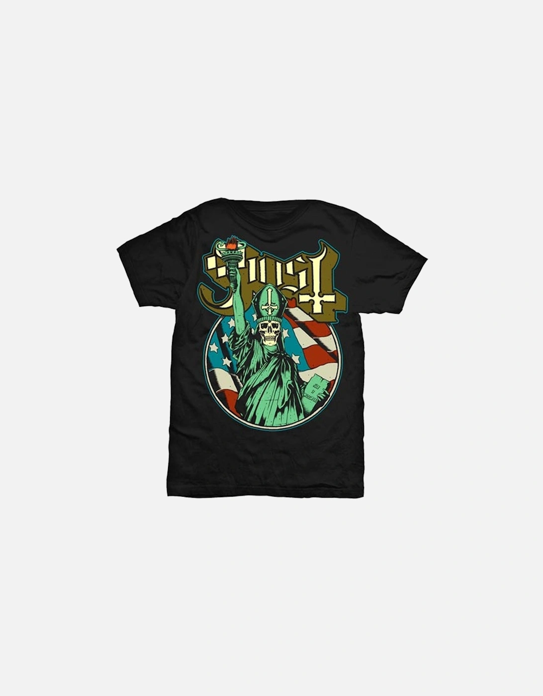 Unisex Adult Statue of Liberty T-Shirt, 3 of 2
