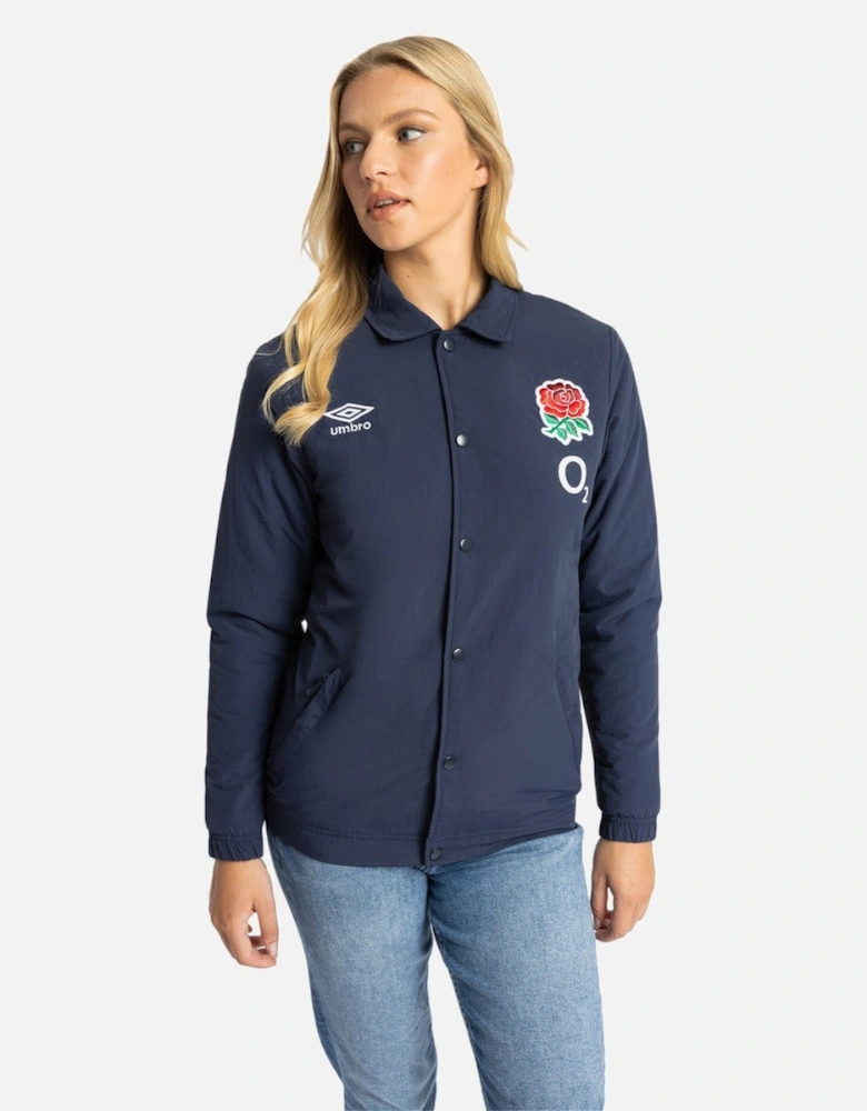 Womens/Ladies 23/24 England Rugby Coach Jacket