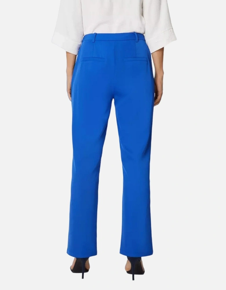 Womens/Ladies High Waist Tapered Trousers