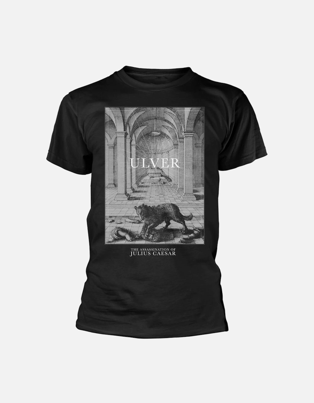 Unisex Adult The Wolf And The Statue T-Shirt, 2 of 1
