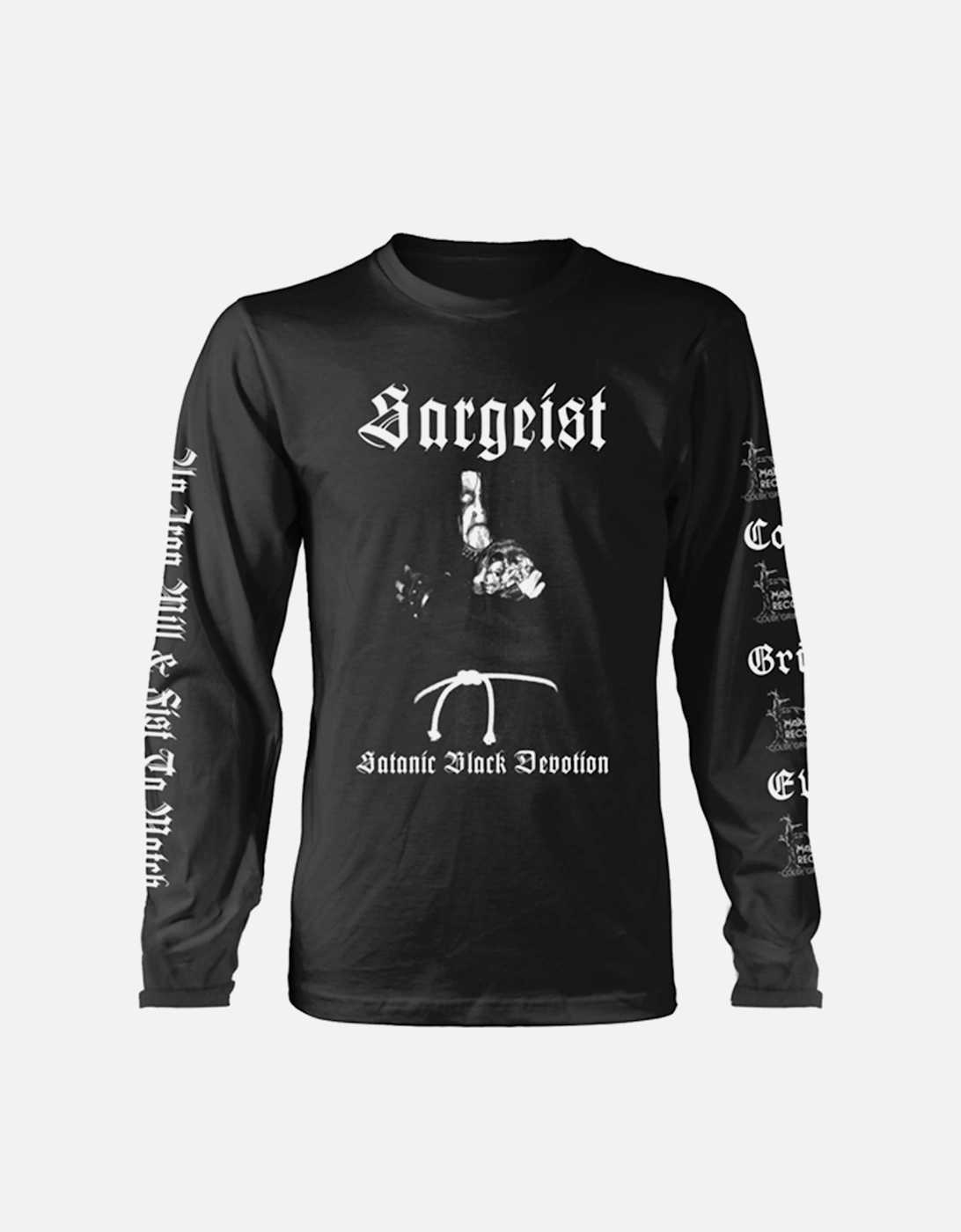 Unisex Adult Satanic Shatraug Long-Sleeved T-Shirt, 3 of 2