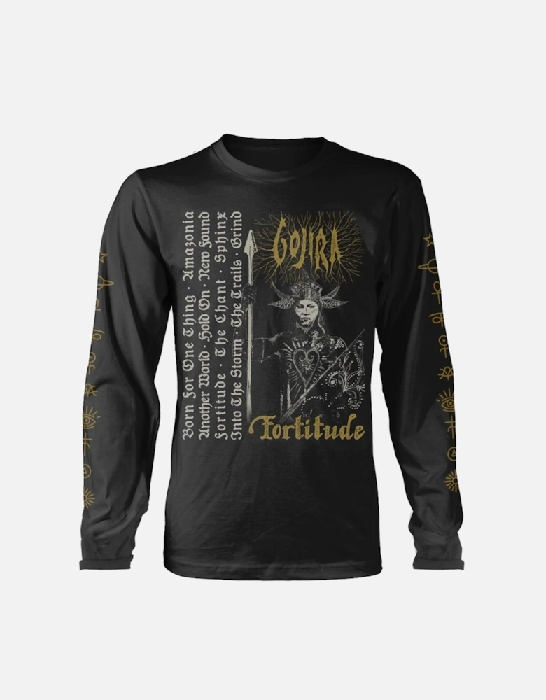 Unisex Adult Fortitude Track List Long-Sleeved T-Shirt