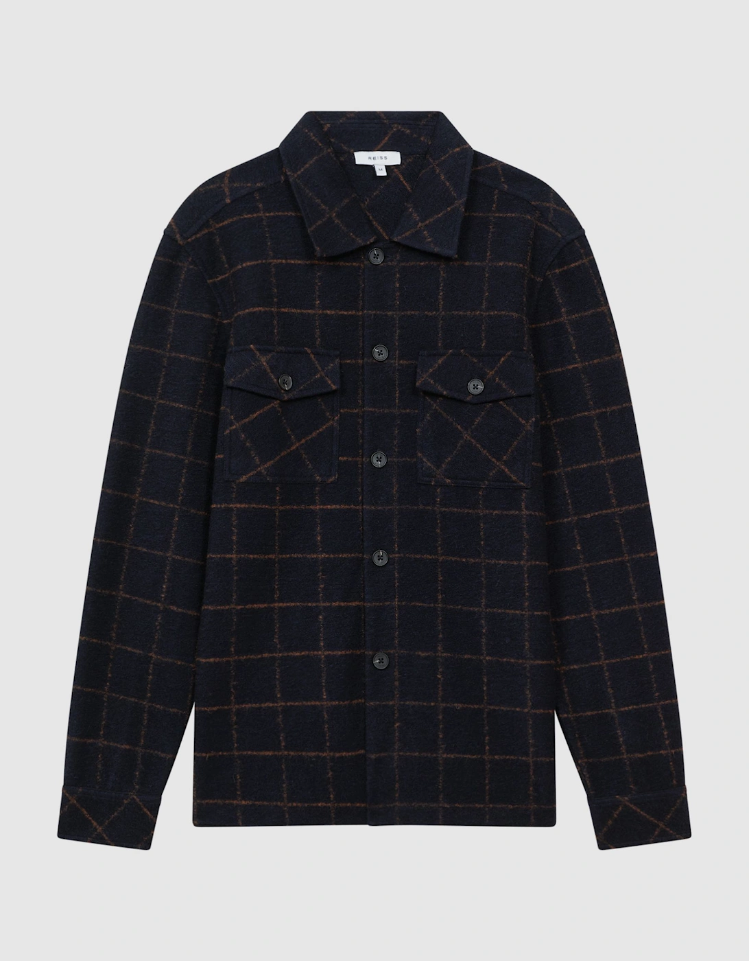 Brushed Wool Check Overshirt, 2 of 1