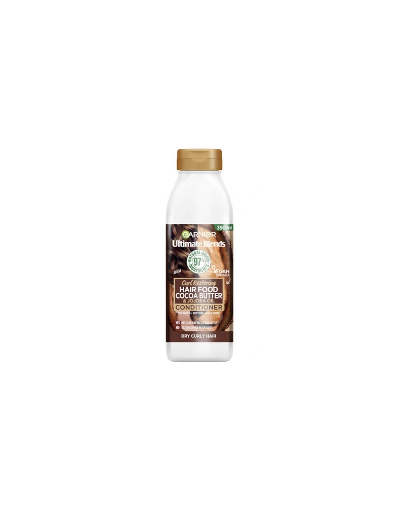 Ultimate Blends Cocoa Butter Conditioner for Dry, Curly Hair 350ml - Garnier