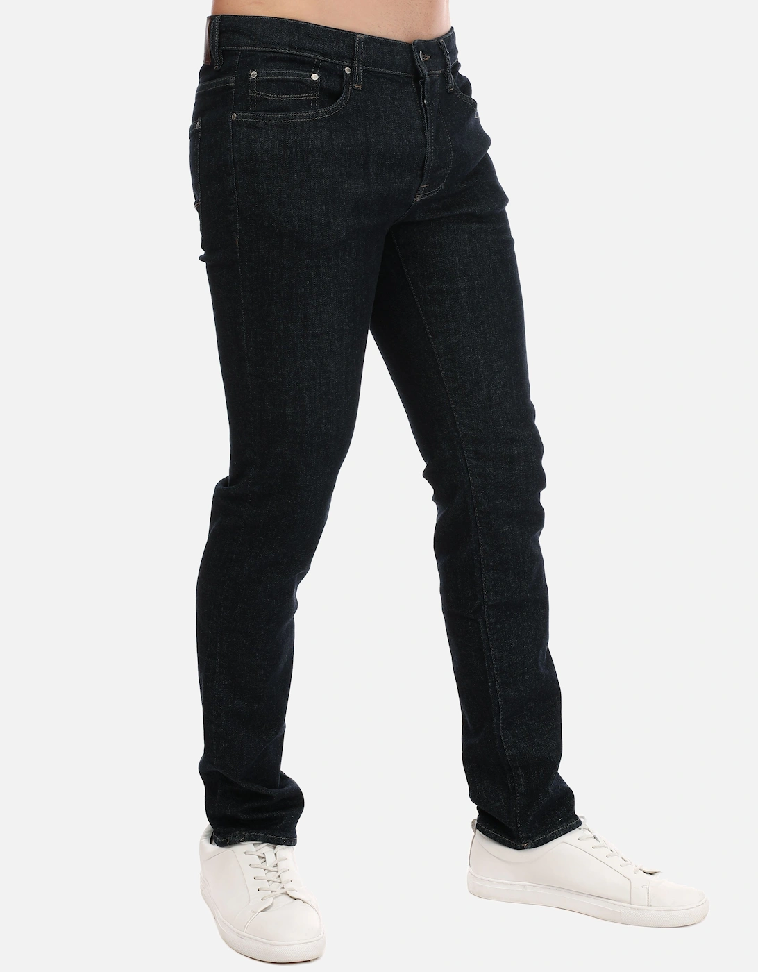 Mens Doww Rinse Denim Straight Fit Jeans, 4 of 3