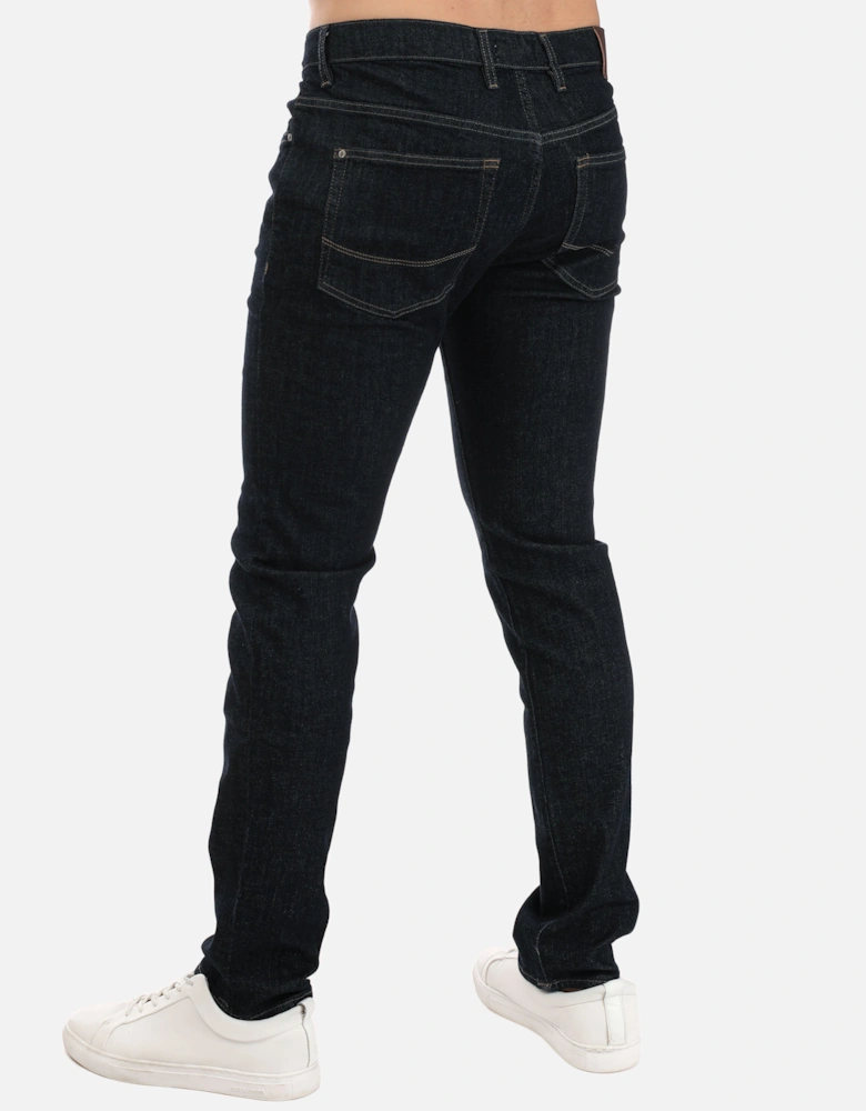 Mens Doww Rinse Denim Straight Fit Jeans