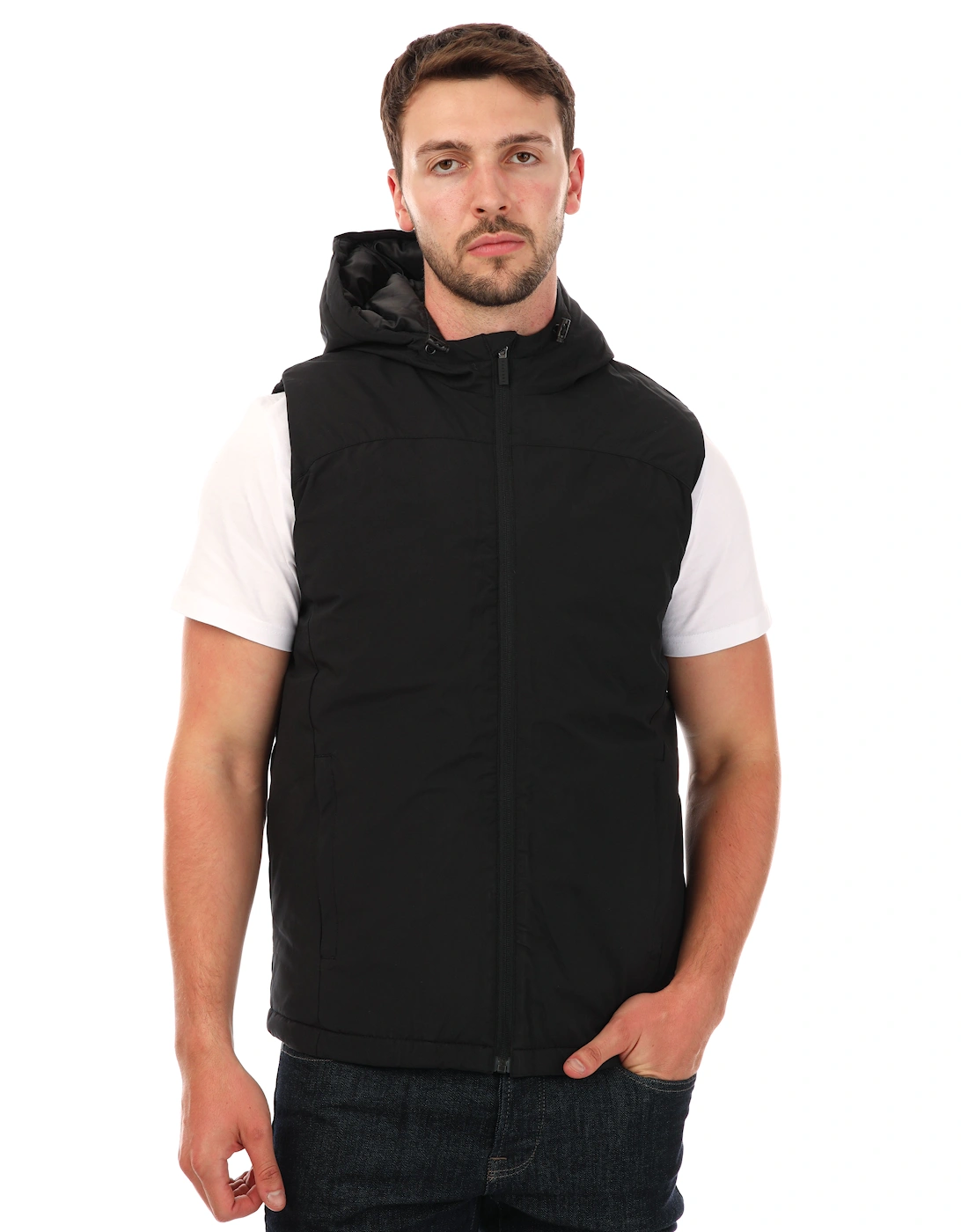 Mens Hooded Gilet, 5 of 4