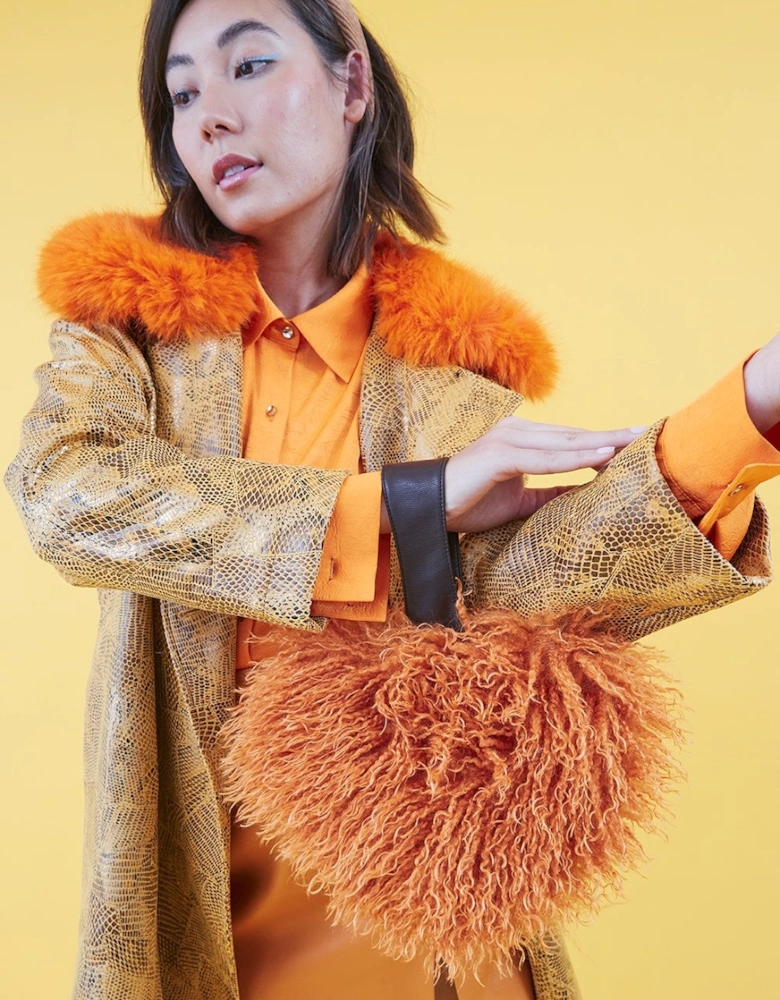 Bamboo Eco Faux Fur Bag