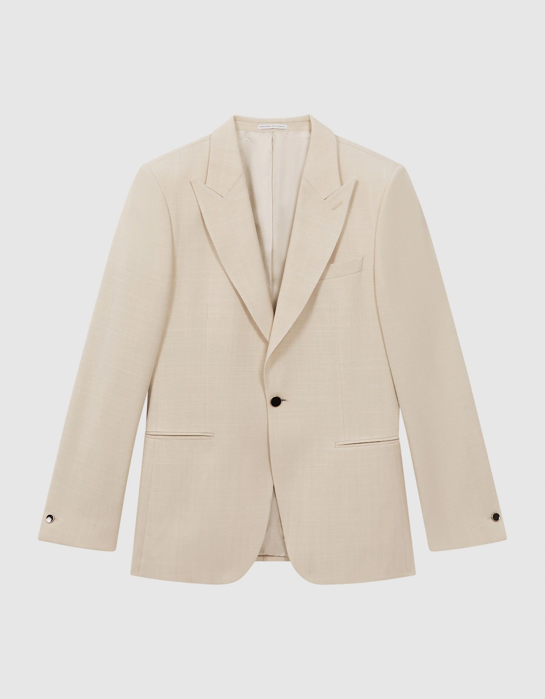 Slim Fit Textured Single Breasted Blazer, 2 of 1