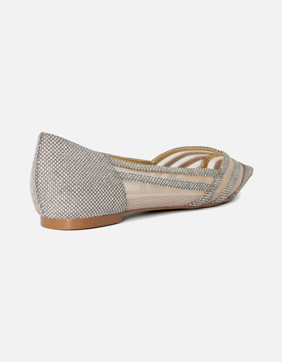 Ladies Harlenes - Mesh Point-Toed Pumps