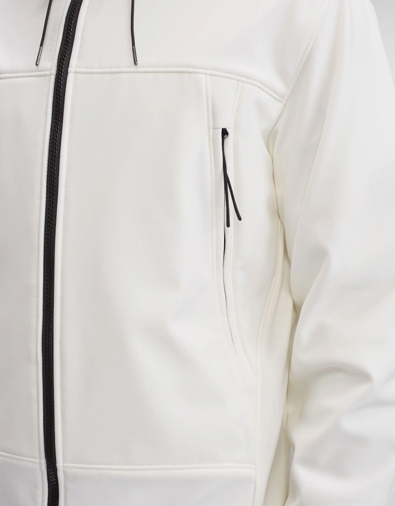 C.P. Company Shell-R Goggle Jacket Gauze White