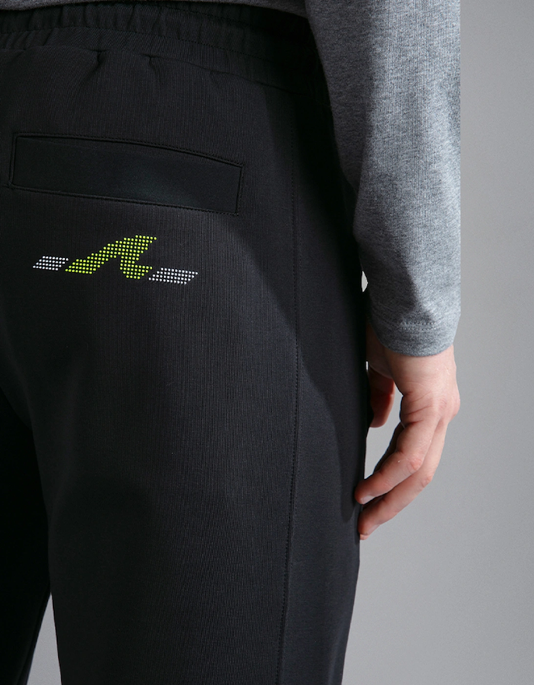 Men's Cotton Sweatpants with Microinjection Print