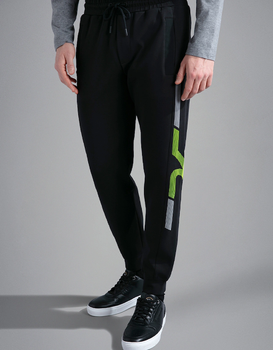 Men's Cotton Sweatpants with Microinjection Print, 4 of 3