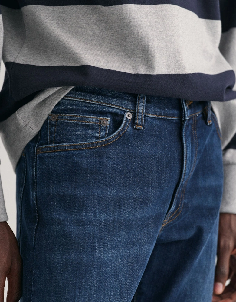 Slim Jean - Dark Blue Worn In