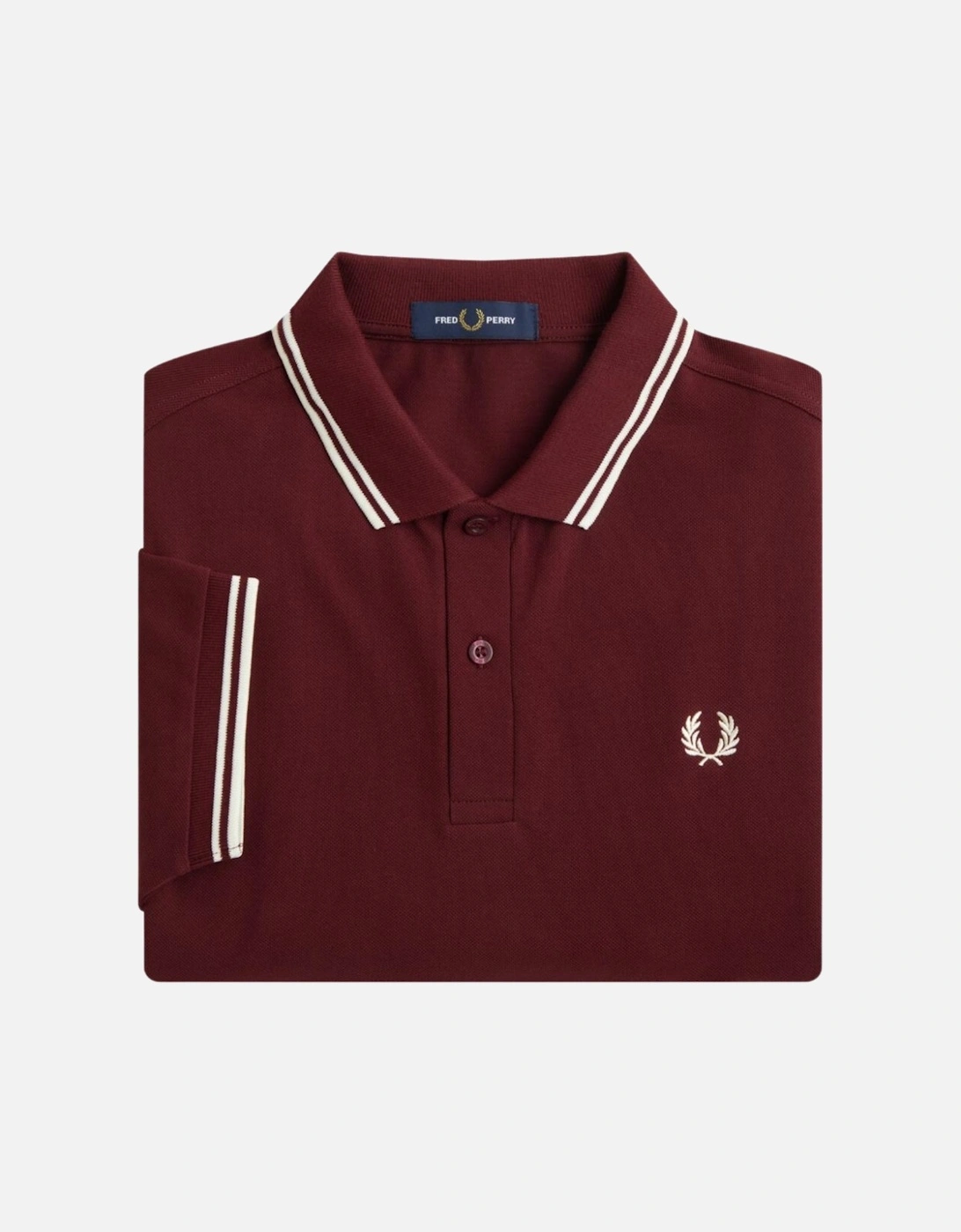 M3600 Twin Tipped FP SS Polo - Oxblood/White