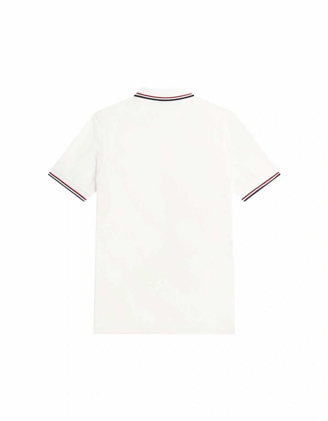 M3600 Twin Tipped FP SS Polo - White/Red/Navy
