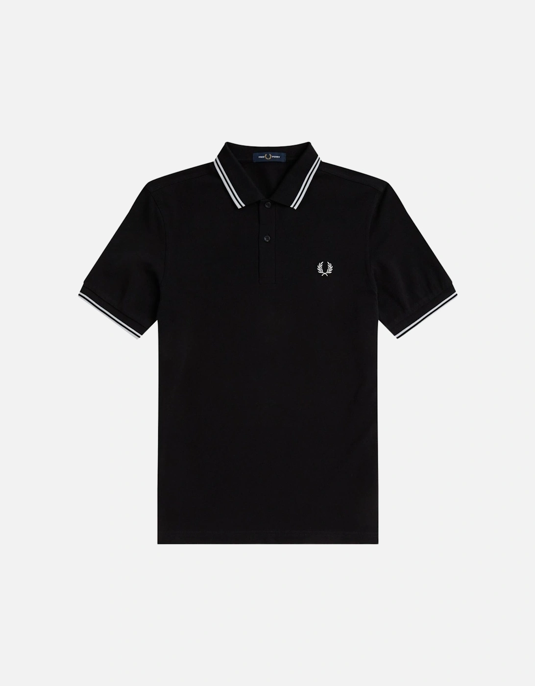 FP M3600 Twin Tipped Polo - Black/White, 6 of 5