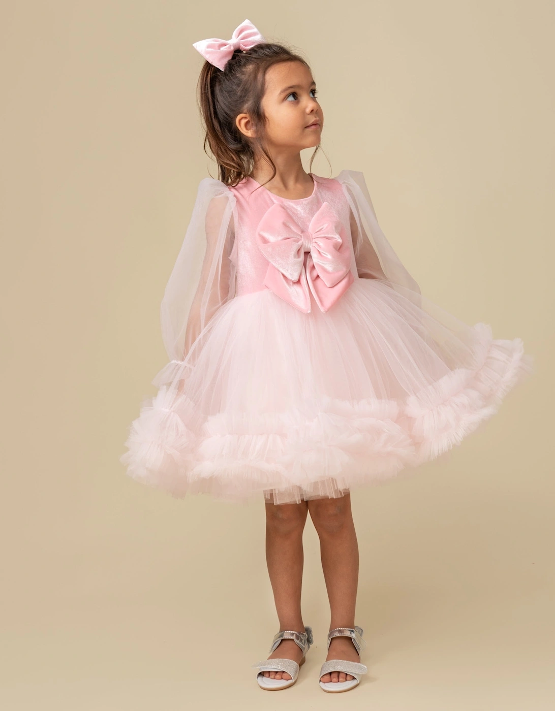 Pink Tutu Dress and Hair Bow, 7 of 6