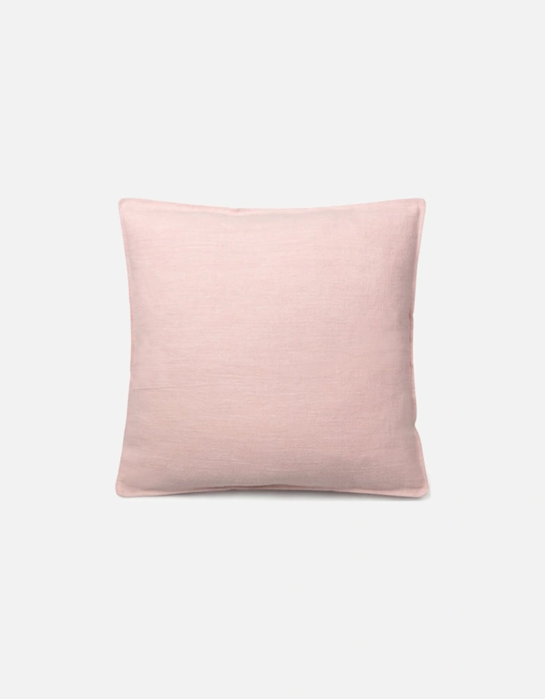 Cushion Square Ramie Cotton Pink