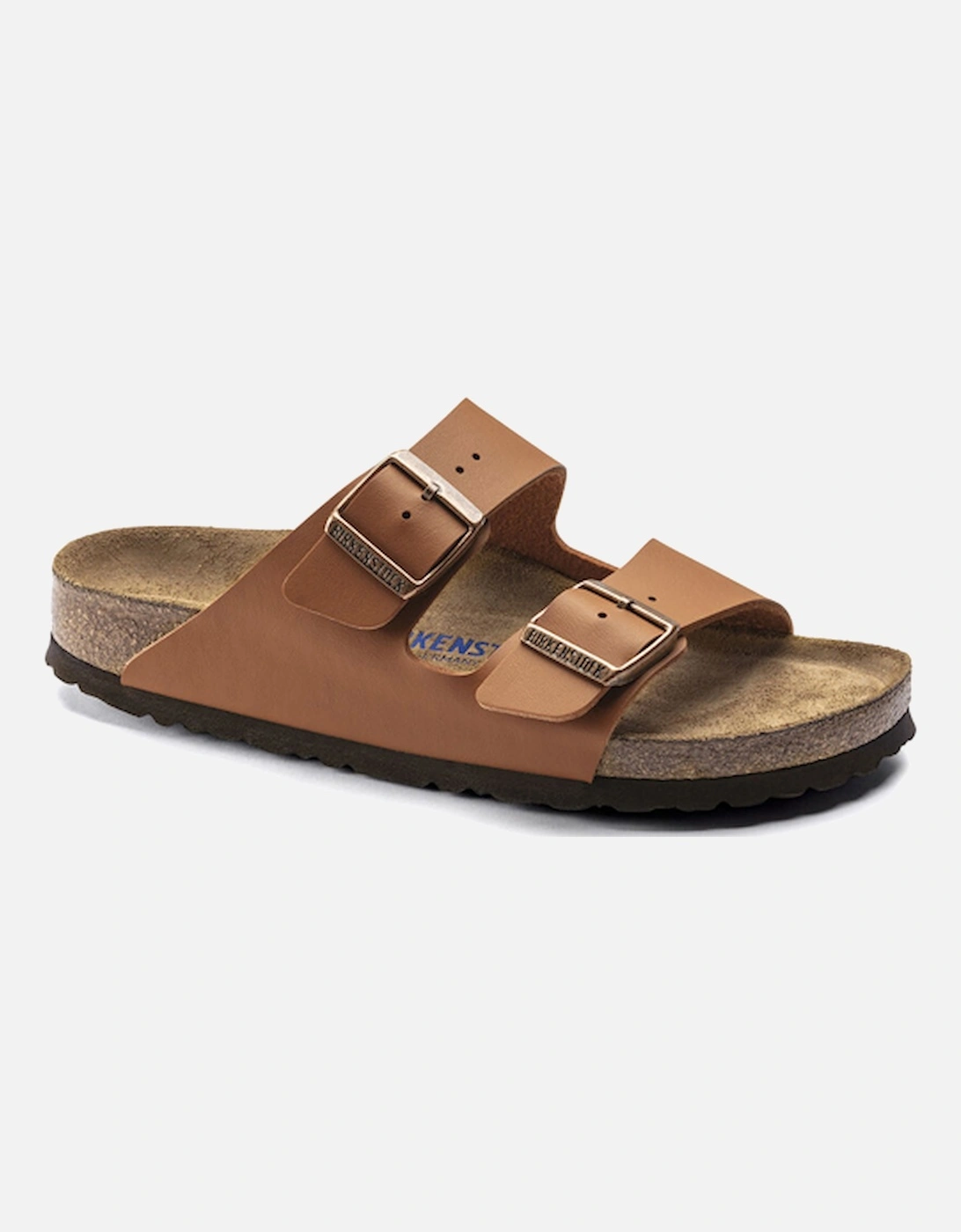 Birkenstock Women's Arizona Soft Footbed Birko-Flor Narrow Fit Ginger Brown