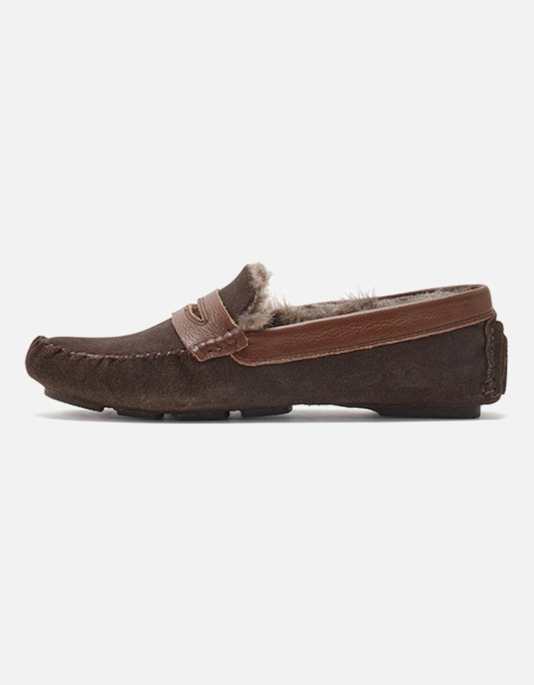 Men's Coniston Slipper Dark Brown