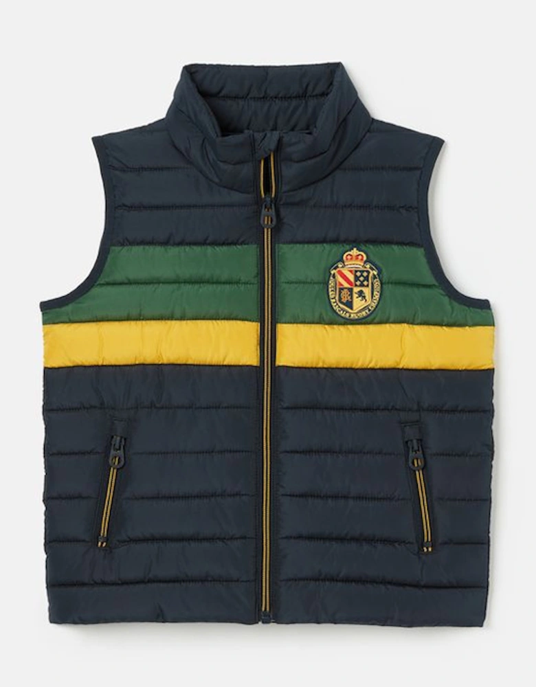 Matchday Crofton Gilet With Heritage Badge Marine Navy