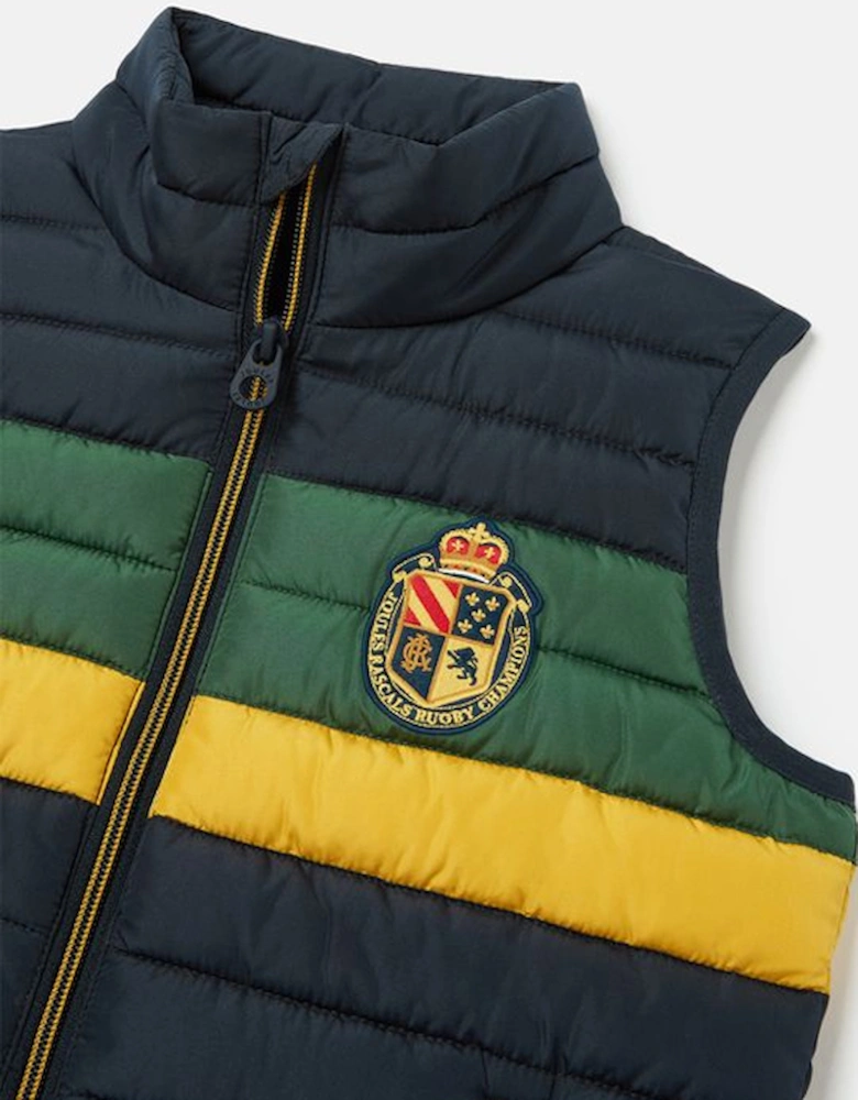 Matchday Crofton Gilet With Heritage Badge Marine Navy