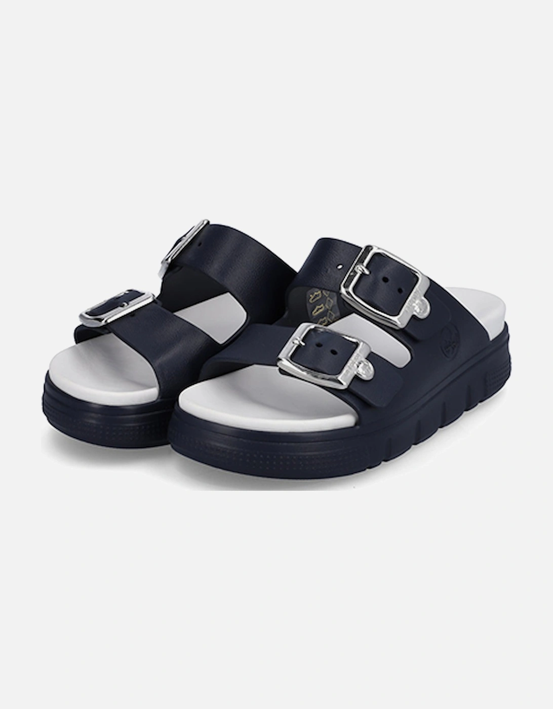 Women's P2180-14 Sandals Buckle Dark Blue