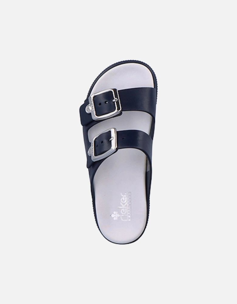 Women's P2180-14 Sandals Buckle Dark Blue