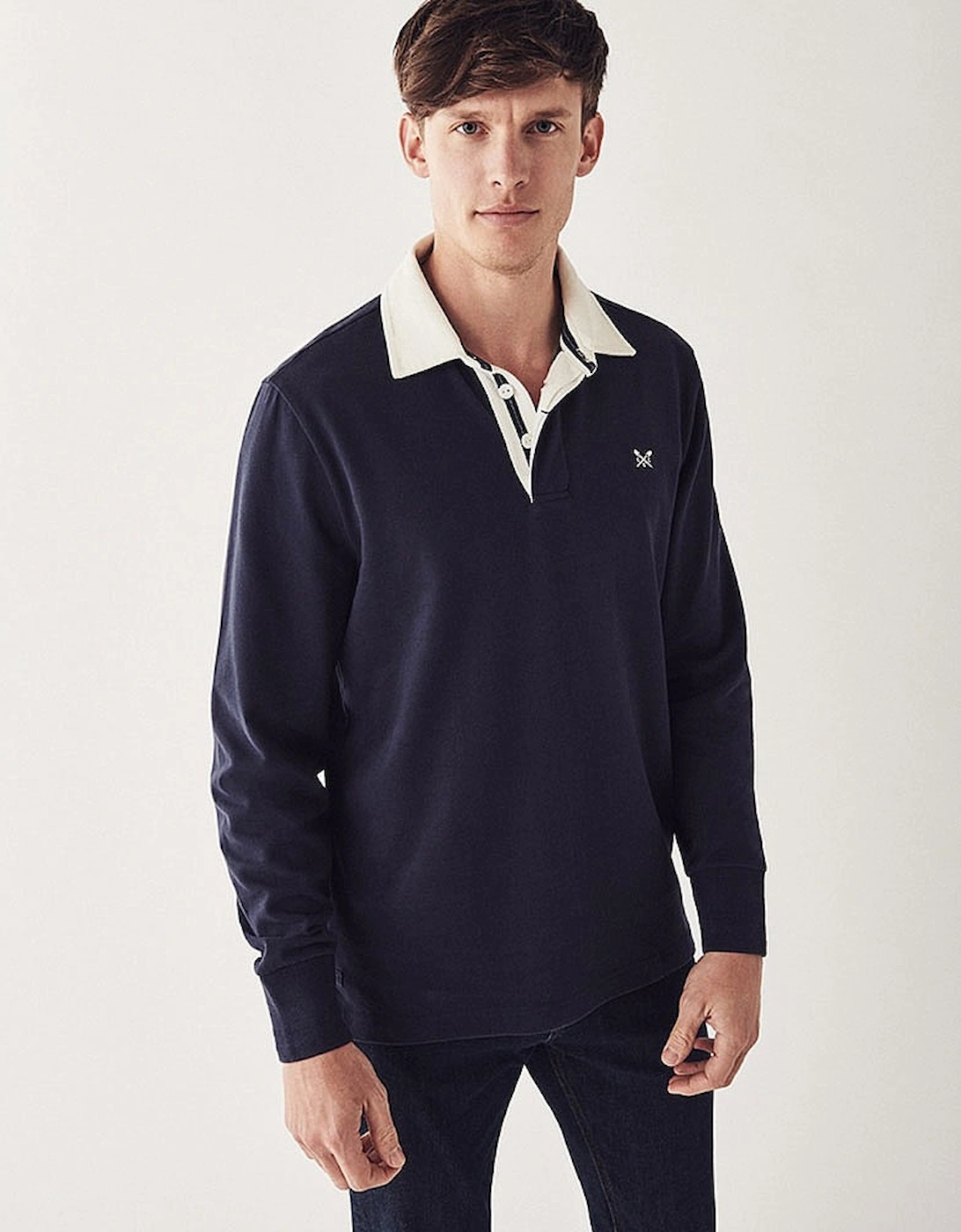 Long Sleeve Rugby Shirt Navy, 7 of 6