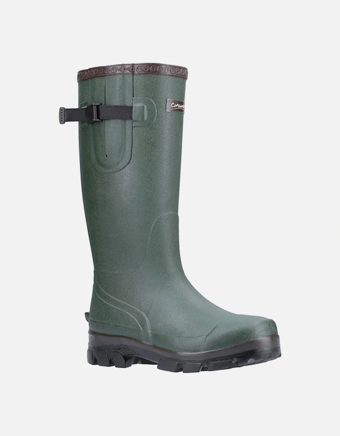 Unisex Grange Buckle Fastening Wellington Boot Green DFS, 6 of 5