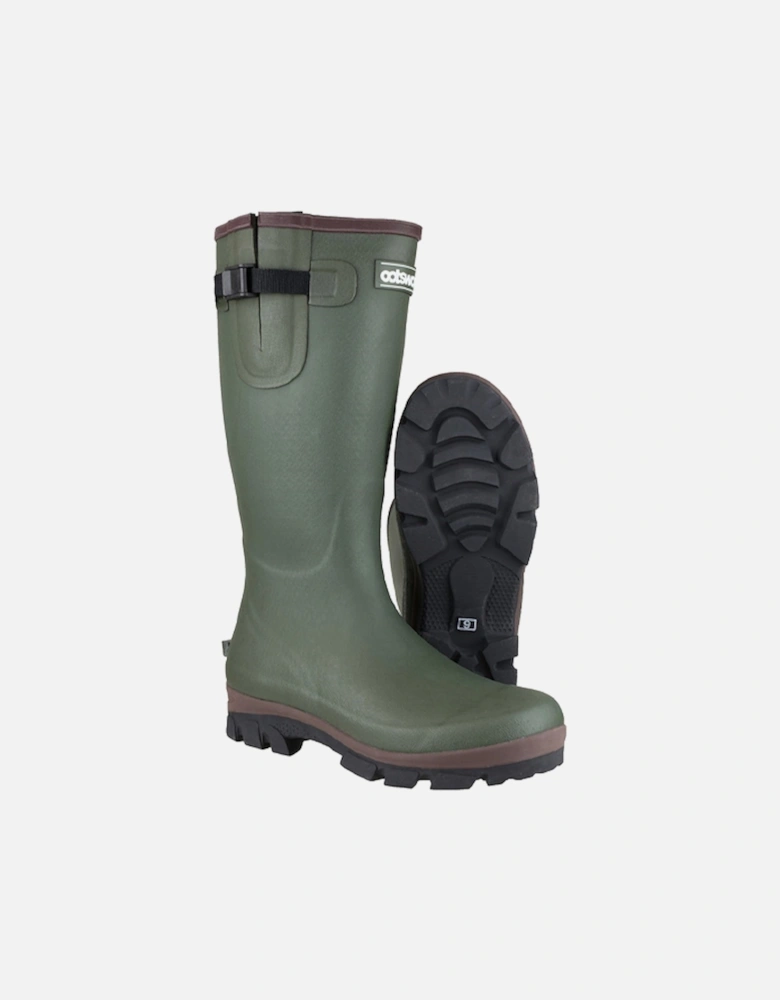 Unisex Grange Buckle Fastening Wellington Boot Green DFS