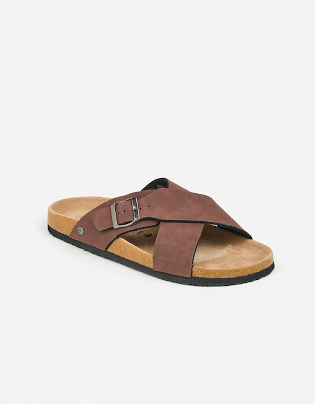 Men's Crossover Sandal Brown