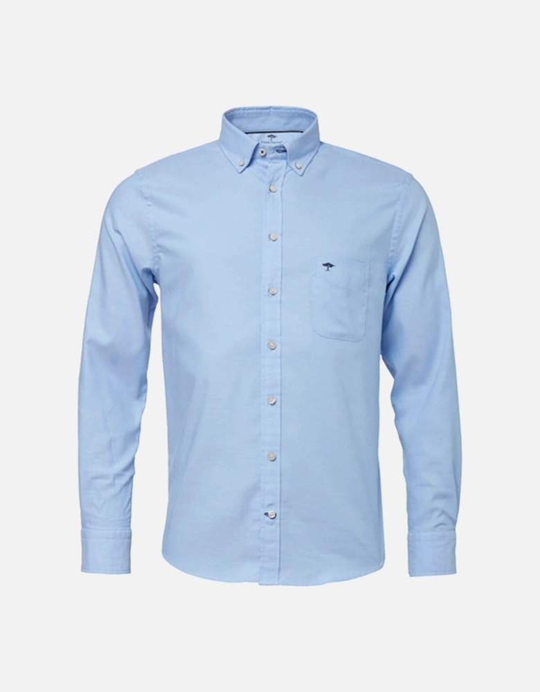 Fynch-Hatton Men's All Season Oxford Shirt Light Blue