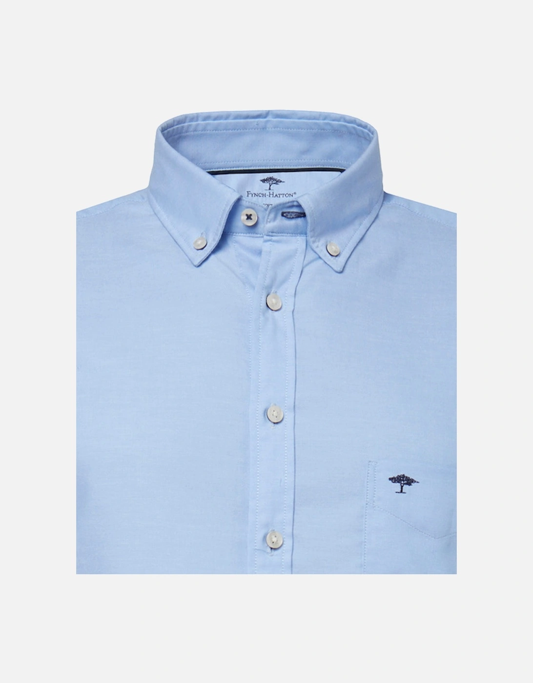 Fynch-Hatton Men's All Season Oxford Shirt Light Blue