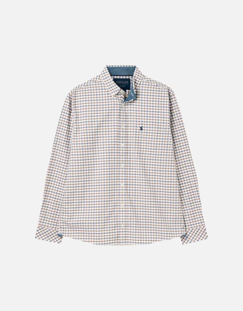 Men's Welford Long Sleeve Classic Fit Check Shirt Multi Check