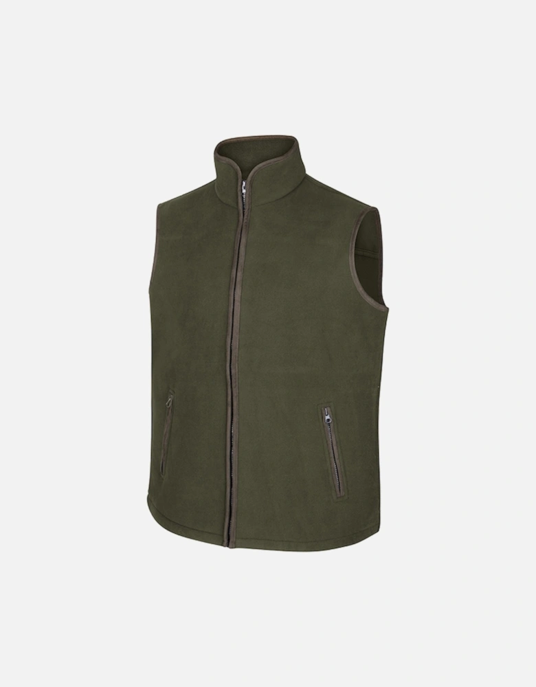 Men's Woodhall Fleece Gilet Green