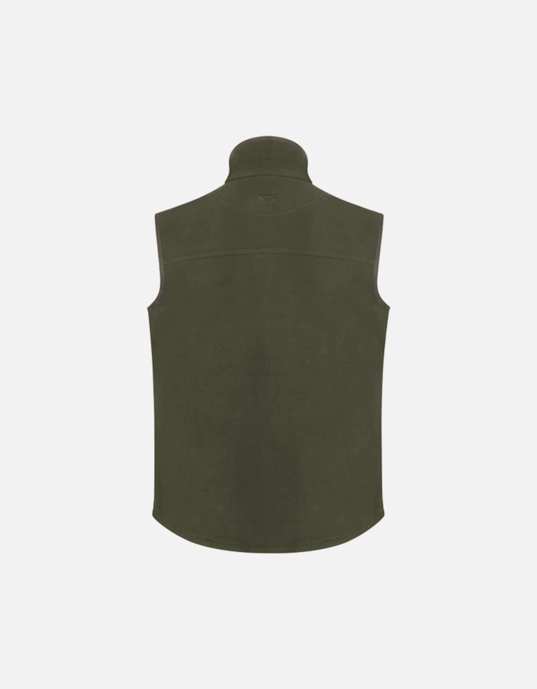 Men's Woodhall Fleece Gilet Green