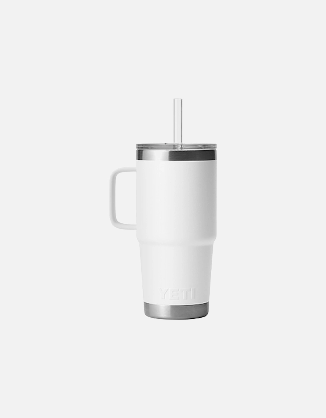 Rambler 25oz Straw Mug White