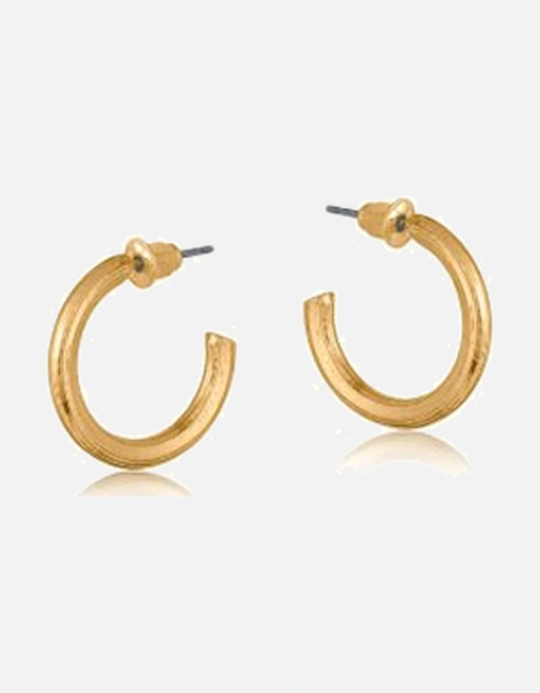 Anthonia Halo Small Hoop Earrings Gold, 2 of 1
