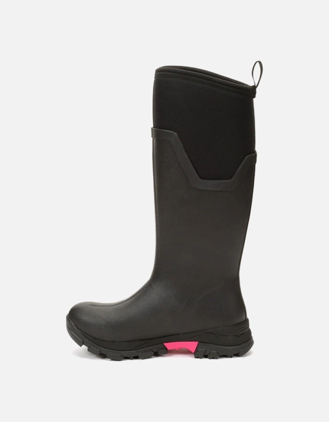 Muck Boots Women's Arctic Ice Tall Wellies Black/Hot Pink DFS