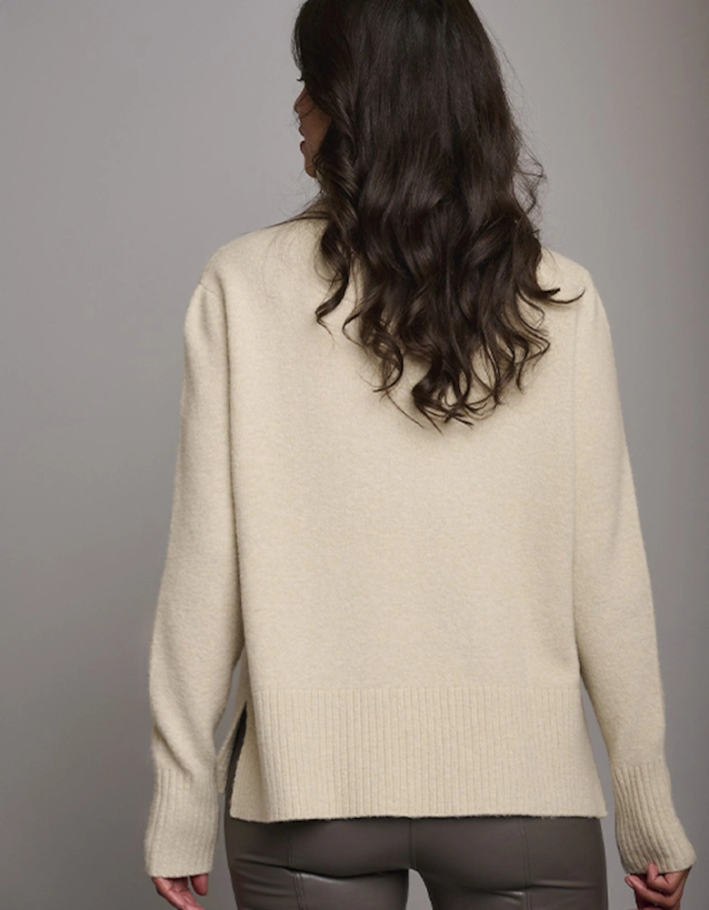 Women's Nanke Turtleneck Sweater Blanc