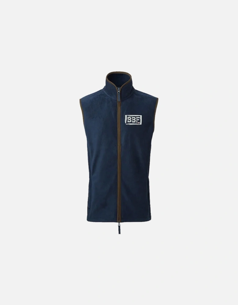 Back British Farming Men's Fleece Gilet Navy