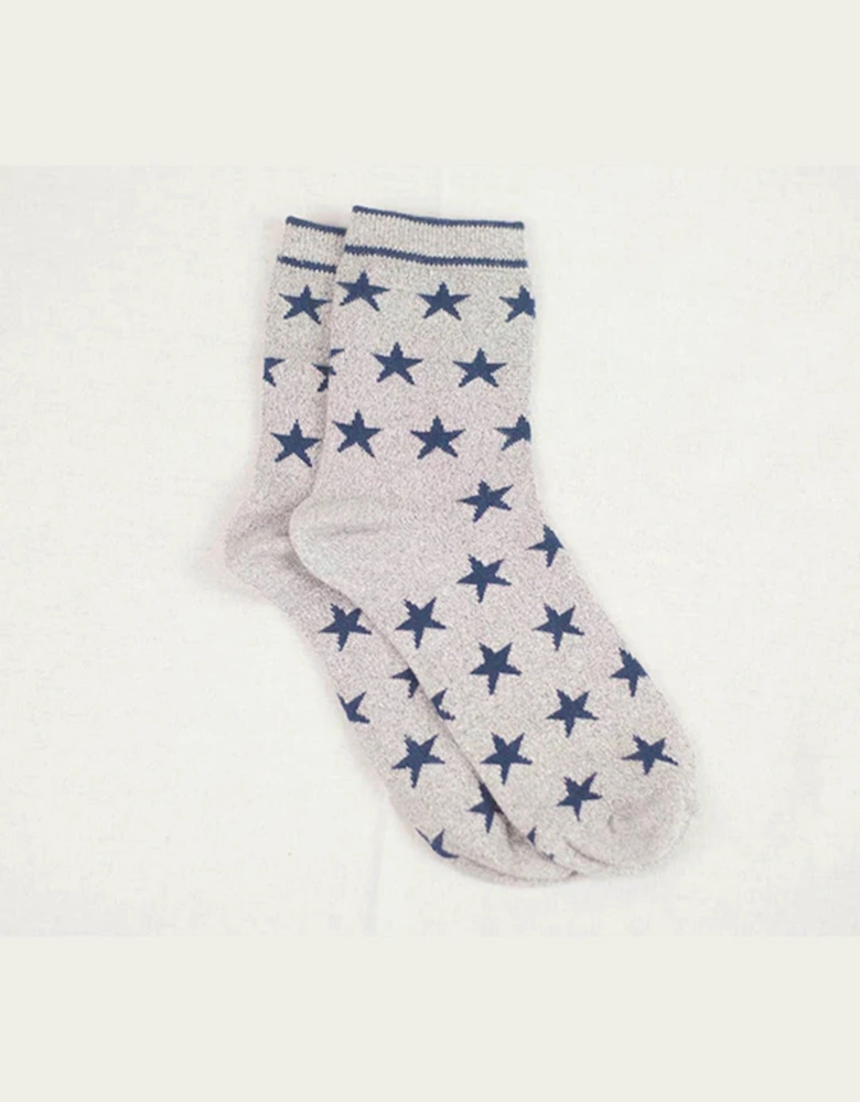 Starry Sock - Grey/Navy